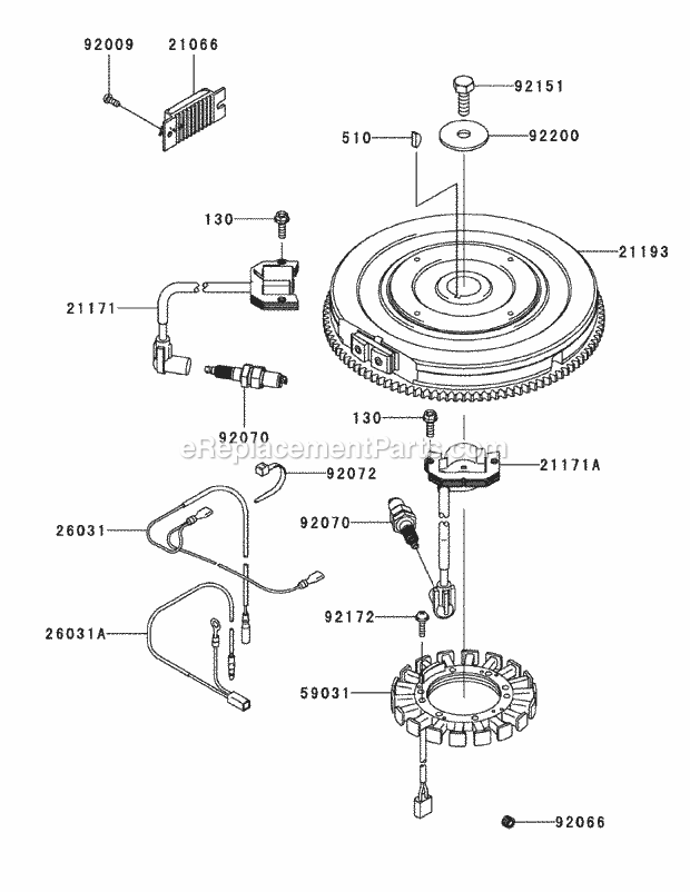 Fx1000v-As00 Electric Equipment Diagram and Parts List for M72-KW 53AI8CTZ750 Cub Cadet Sprayer